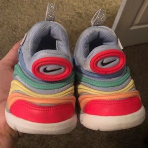 Rainbow Nike baby shoes
